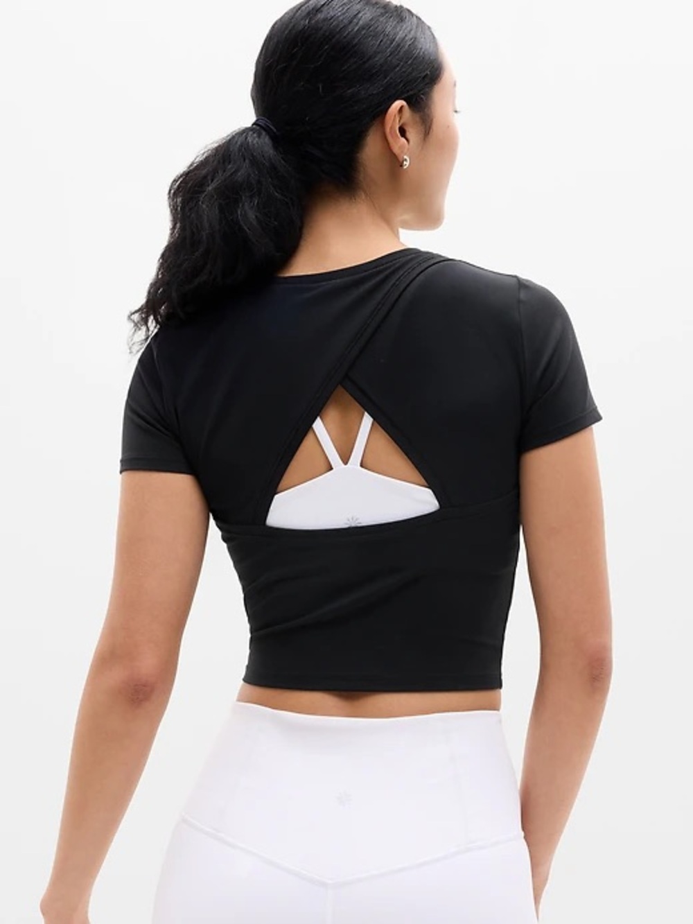 Athleta Transcend Open Back Tee